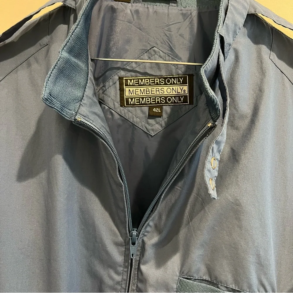 Members Only full zip bomber‎ jacket mens size 42L